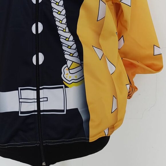 NEW anime Demon Slayer Kimetsu no yaiba Zenitsu sweatshirt Unisex - Picture 3 of 3